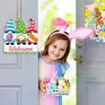 thumbnail image 3 of Easter Bunny Wooden Wall Hanging - Colorful Easter Eggs Happy Easter Sign, Home Door Decor for Spring Holiday Party, Ready to Hang, 3 of 5