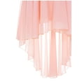 thumbnail image 6 of inhzoy Kids Big Girls Floral Lace Flower Girls Bridesmaid Dress High Low Hem Sleeveless Wedding Birthday Party Dress Pink 14, 6 of 7