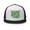 Black/ White/ Black, variant on Bad Decisions St Patrick's Day Trucker Hat, Green Type Embroidery (Navy/ White)