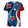thumbnail image 4 of VerPetridure American Flag Shirts for Women 4th of July T Shirt Funny USA Print Crew Neck Tees Patriotic Casual Short Sleeve Tops, 4 of 5