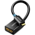 thumbnail image 1 of Adaptador micro HDMI a HDMI UGREEN 4K @60Hz HDR 3D 0.6 pies, 1 of 9