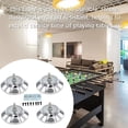 thumbnail image 2 of HUGFEGWE 4Pcs Billiard/Pool Table Leg Levelers,5 Inch Metal Game Table Leg Levelers Heavy Duty Leveling Feet,Billiard Accessories,for Football/Soccer Table,PingPong Table,Air Hockey U2537-31909, 2 of 9