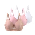thumbnail image 3 of Lixiuxyad 3PC Comfortable And Transparent Shoulder Strap Cordless Backless Spongeless With Convertible Shoulder Straps,Bras for Women Silver 110C, 3 of 3