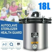 TOP.E New 18 Liter Steam Autoclave Sterilizer Lab Stainless Steel Pressure Sterilizer