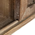 thumbnail image 6 of Kate and Laurel Cates Decorative Wood Wall Storage Cabinet with Two Sliding Barn Doors, Rustic Brown, 6 of 8