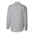 thumbnail image 3 of Men's-Cutter & Buck  Charcoal LA Galaxy Big & Tall Stretch Oxford Stripe Tri-Blend Long Sleeve Dress Shirt, 3 of 3