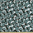 thumbnail image 1 of Abstract Fabric by the Yard, Overlapped Swirl Circle Sketch Doodle Design Balls Rhythmic Art, Decorative Upholstery Fabric for Sofas and Home Accents, Grey Teal and Dark Taupe by Ambesonne, 1 of 4