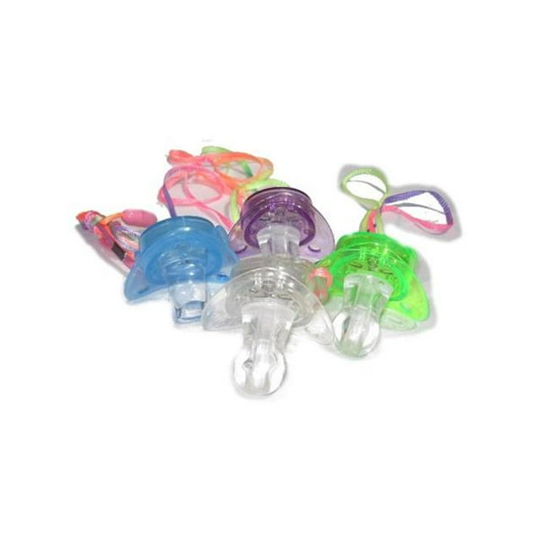 21BP1A Blinking Toy Pacifier Necklace Set Of 5