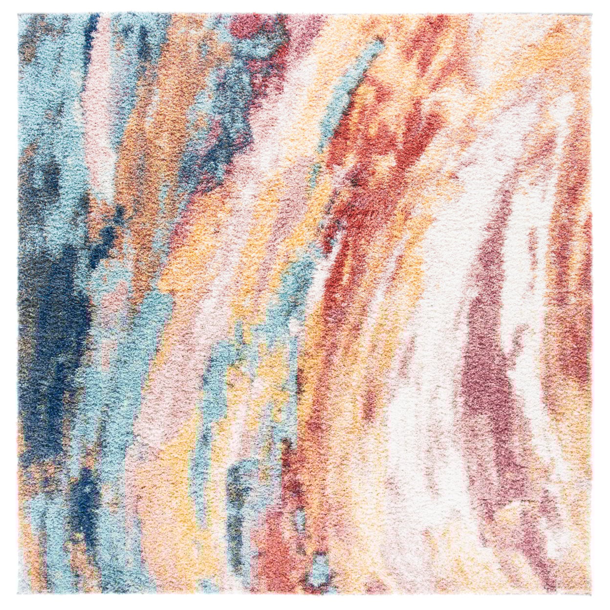 thumbnail image 5 of SAFAVIEH Calista Nicola Abstract Area Rug, Gold/Aqua, 9' x 12', 5 of 6