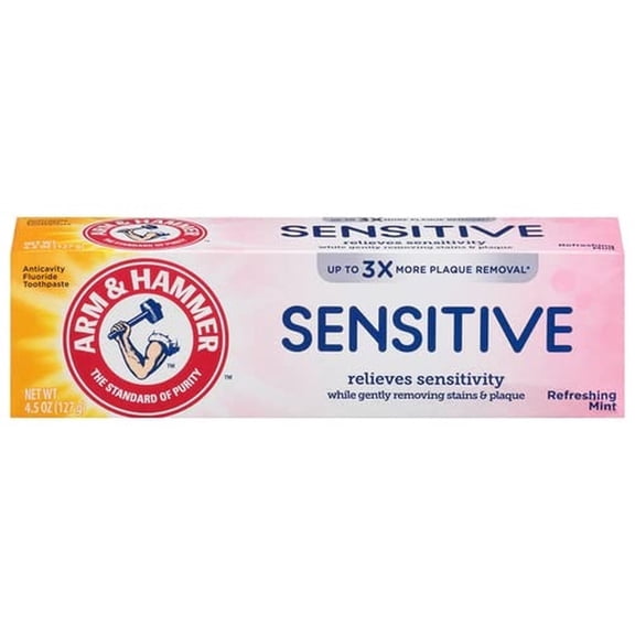 ARM & HAMMER Sensitive Teeth & Gums Toothpaste 4.5 oz (Pack of 6)