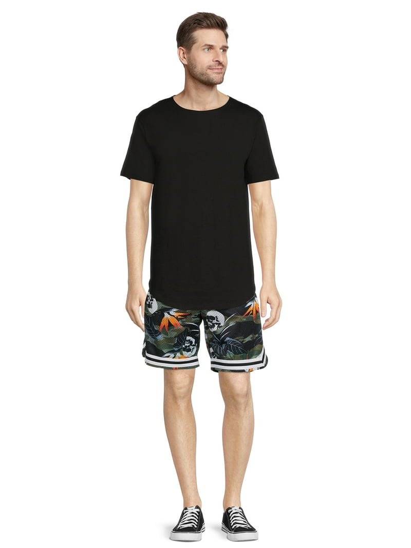 No Boundaries Men's and Big Men's Mesh Pull On Shorts, Sizes XS-3X