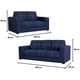 thumbnail image 4 of Sala Kessa Muebles Burdeos 3 2 Azul Marino, 4 of 5