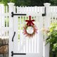 thumbnail image 4 of Anillo De Plástico Corona floral artificial de primavera de 30 cm para puerta, pared, interior y exterior, decoración navideña (1 unidad) JASKFLY, 4 of 9