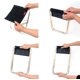 thumbnail image 3 of Taburete plegable CHAO aleación de aluminio silla de pesca portátil negro, 3 of 4