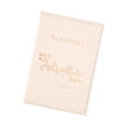 thumbnail image 1 of Monedero de pasaporte de PU, funda esencial para pasaportes de viaje, funda para tarjeta de identificación, funda para pasaporte Beige, 1 of 8