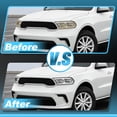 thumbnail image 2 of Kit de tinte para faros delanteros Unique Bargains para Dodge Durango 2021-2025, kit de vinilo precortado TPU transparente, 1 juego, 2 of 7