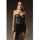 thumbnail image 3 of Vestido Bellabarnetten Dolores con corsé de encaje sin tirantes, 3 of 7