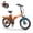 Orange, variant on 20" Foldable Electric Bike Fat Tire for Adults, 1200W Peak, 48V 13.5Ah, 28MPH 65Mi Max Range E Bike, 5-Speed Riding, Folding Electric Bicycle, Purple