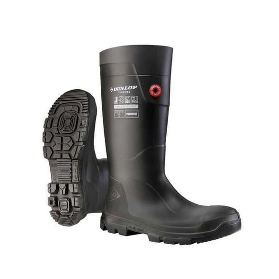 Dunlop Unisex FieldPro Purofort, Steel Toe, Black, Men's 5 / Women's 7 LJ2HD01