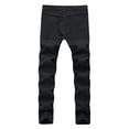 thumbnail image 3 of Men's Trend Ripped Nostalgic Denim Trousers - Fashionable and Durable for Daily Wear, 3 of 5
