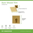 thumbnail image 7 of Symmons S3691BBZ15TRM Duro Hydromersion Shower Only Trim Package - Bronze, 7 of 7