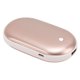 thumbnail image 2 of Mini banco del poder de la aleación de aluminio 2400mah USB del calentador de la mano del bolsillo para el oro rosa al aire libre del viaje del invierno, 2 of 5