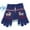 Blue, variant on Winter Knitted Gloves Full Finger, Touchscreen Warm Gloves for Women, Outdoor Sunscreen Long Arm Sleeves with Ribbed Cuffs, Gray