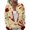 Khaki, variant on Halloween Cardigan Sweaters for Women Knit Ghost Pumpkin Blood Print Button Down Casual Cardigan Spooky Printed Holiday Party Coat Tops Black 3XL