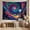 D, variant on XaaKee Wall Tapestry, Dreamlike Starry Sky Violet Wave Large Tapestry, High-Quality Polyester Bedroom Tapestry For Living Room Bedroom, 60x40Inch