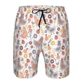 thumbnail image 3 of Balery Funny Chicken Traje de Baño Estilo Hawaiano para Hombre, Shorts de Secado Rápido con Bolsillos-Medium, 3 of 6
