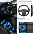 thumbnail image 3 of Jeiento Dolphin Automotive Seat Cover Interior Set, 17 Pack Car Front Rear Seat Covers Floor Mats Seatbelt Pads Love Heart Cup Coasters Keychains Armrest Cover Universal Fit SUVs Sedans Trucks, 3 of 8