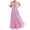 Purple summer dresses for women, variant on Wycnly Summer Dresses for Women Casual Ruffle Sleeve Empire Waist Wedding Guest A Line Maxi Dresses 2025 Sleeveless V-Neck Solid Long Formal Dress Purple l