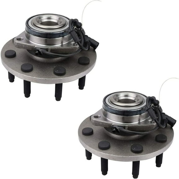 Bode-man Pair 8LUG MEGA CAB Front Wheel Hub & Bearing Assembly for 2006 2007 2008 Dodge/Ram 1500 2500 3500 - RWD