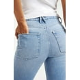 thumbnail image 3 of Good American Womens Good Classic Boot Denim Distressed Bootcut Jeans, 3 of 4