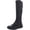 Black, variant on Naturalizer Womens Torence Leather Wedge Knee-High Boots