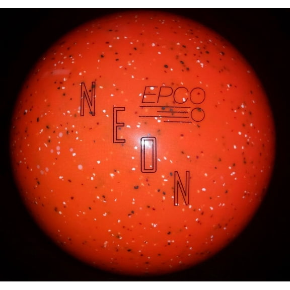 EPCO Neon Candlepin Bowling Ball- Neon Orange Single Ball (Size:4 1/2 inch- 2lbs. 6oz.;)