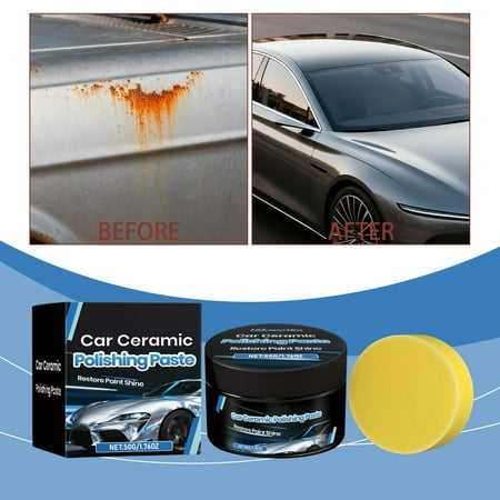 karymi Car Polishing and Scratch Removal Paste with Protective Coating for Automotive Paint Restoring Mirror Gloss Easy Application House Decor Gifts for Women Holiday Gifts