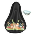 thumbnail image 2 of Funda de cojín para asiento de bicicleta para niños, protector de asiento de bicicleta, suave, pequeño, fácil animales, 2 of 8