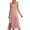Pink, variant on PRETTYGARDEN Spring Dresses for Women Summer Casual Sleeveless Square Neck A Line Knit Pleated Midi Cocktail Party Dress