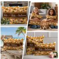 thumbnail image 5 of Orange Sunflower Pumpkins Outdoor Waterproof Pillow Covers, Yellow Plaid Pastoral Botanical Decorative Rectangle Throw Pillowcase Sofa Cushion Sham for Patio/Couch/Chair, 20"x12" 2 Pack, 5 of 8