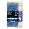 Staedtler Norica Woodcase Pencil w/End-Cap Erasers, Graphite Lead, Blue Barrel, 60/Pack -STD13246SBKONA