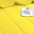 thumbnail image 6 of D.N.G. BEDDINGS 1 Piece Luxury Thicker Pattern Comforter, Premium Super Soft, 800 Thread Count, 100% Egyptian Cotton, Twin/Twin XL Size Yellow Solid Color, 6 of 6