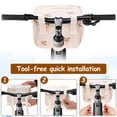 thumbnail image 4 of Threns Kids Bike Basket Front Frame Handlebar Bag for Toddler Scooter Tricycle Bicycle Cute Nylon Bicycle Basket for Boy and Girl, 4 of 11