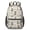 Monochrome Cat and, variant on Monochrome Cat and Flower Beige 17" School Backpacks for Teens,Waterproof Oxford Fabric,S-Shape Padded Straps for School,Travel,Hiking,Camping
