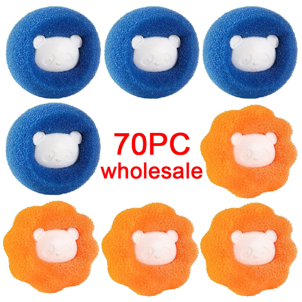 70PC Reusable Steamer Dryer Balls, Wash Dryer Balls, Epilator Washing