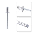 thumbnail image 3 of Unique Bargains 4mm Diameter 8mm Grip Length Silver Tone Aluminum Blind Rivets 60 Pack, 3 of 4