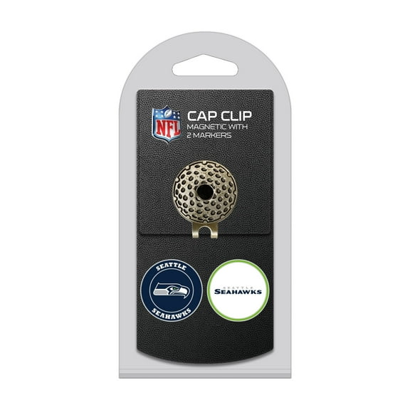 Team Golf NFL SEATTLE SEAHAWKS Cap Clip With 2 Golf Ball Markers