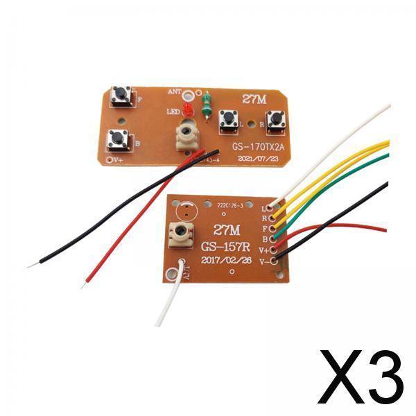 2 Módulos de Control Remoto, Tablero de Juguete de Control Remoto, Tablero de Control Remoto, Accesorios de Modelo de Robot de Coche, para Proyectos 3 piezas