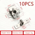 thumbnail image 4 of 10Pcs Surface Plated Latches Roll Door Fasteners for Cabinets Kitchen Cabinet, 4 of 4