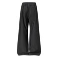 thumbnail image 4 of Akiihool Jogger Men Mens Casual Pants Loose Fit Elastic Drawstring Waist Pants Black,XXL, 4 of 5